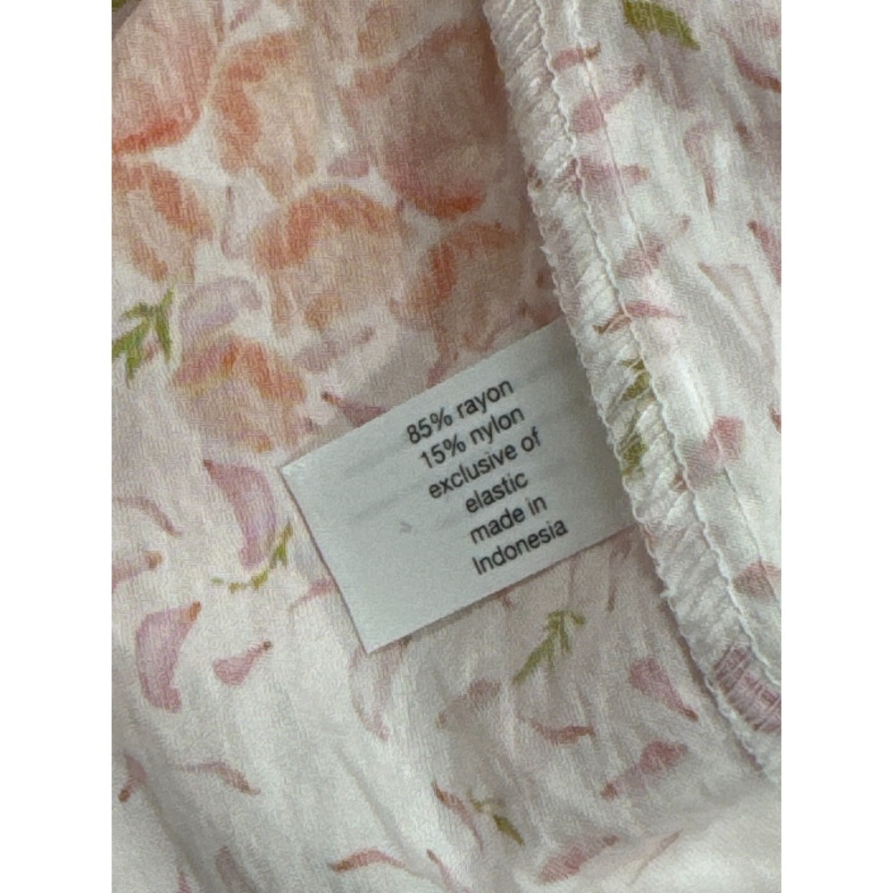 Lane Bryant Women's Cascading Floral Swing Popover Blouse Size 18/20 3/4 Sleeve - Picture 6 of 10